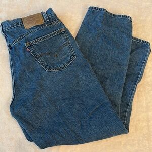 Levi's 647 Relaxed Fit Straight Leg Jeans W36 L30 100% Cotton Red tab 5 pocket